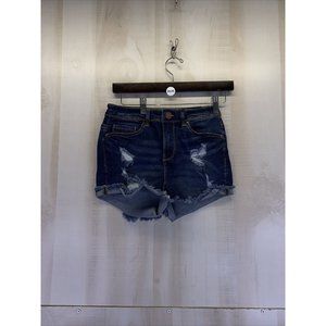 Blue Age Womens Distressed Stretch Denim Cut off Shorts Size Small NWT
